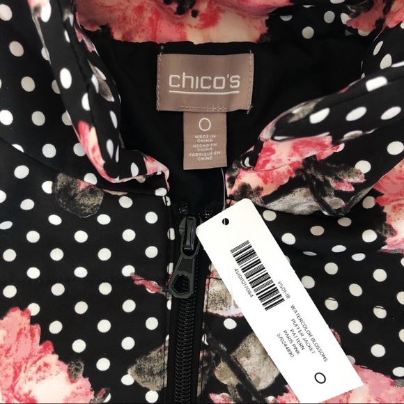 CHICOS Polka Dot & Floral Light Spring… - Picture 6 of 7